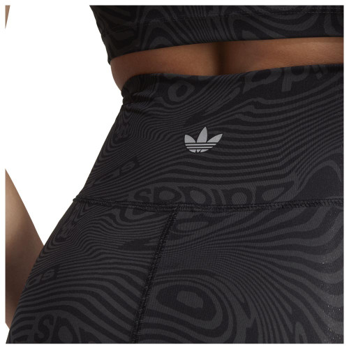 Adidas Γυναικείο σορτς-κολάν Marble Print Bike Shorts